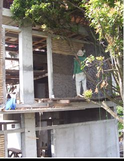 Arsitek Desain Rumah Minimalis on Dinding Bambu Plester Untuk Bangunan Lebih Dari Satu Lantai  Koleksi